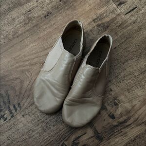 Capezio Tan Slip-On Dance Shoes